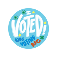 Vote Kvd Sticker by Kids Voting Durham
