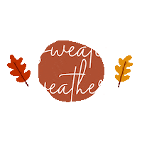 Sweater Weather Fall Sticker
