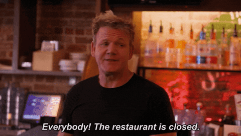 restaurant shut it down GIF by Gordon Ramsay