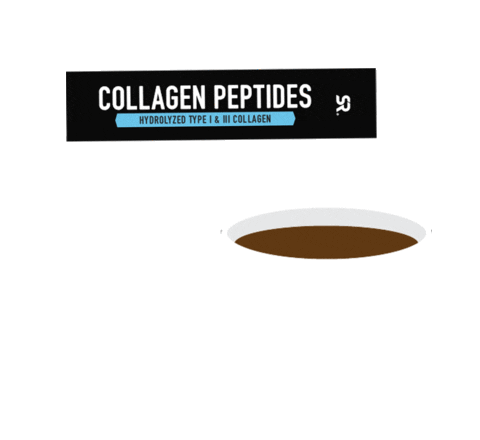 Coffee Collagen Sticker by Sports Research