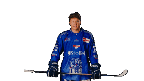 Schwarz Sticker by Straubing Tigers