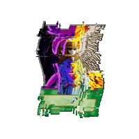 Glitch Sticker by Database數據