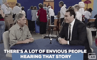 Great Story Envious People GIF by ANTIQUES ROADSHOW | PBS