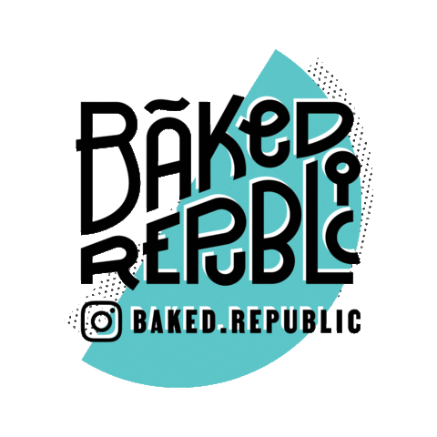 bakedrepublic giphyupload cafe shapes pastry Sticker