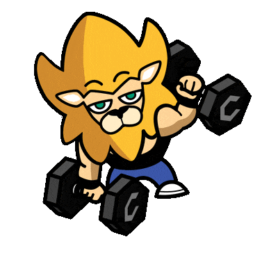 To The Moon Crypto Sticker by Loaded Lions