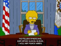 lisa simpson president GIF