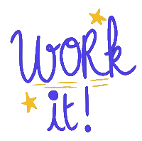 Heart Work Sticker