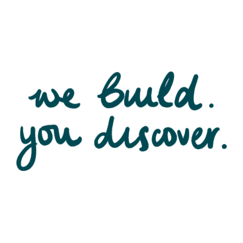 Bridgespace discover build motto bridgespace Sticker