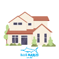 Real Estate Home Sticker by bluemarlinRE