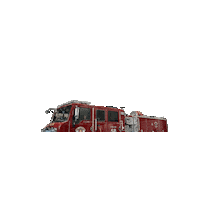olathefire fire firefighter engine fire truck Sticker