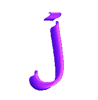 Alphabet J Sticker