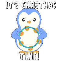 Happy Merry Christmas Sticker by Pudgy Penguins