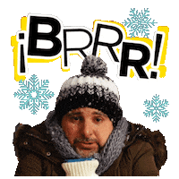 isoverargentina snow winter cold scarf Sticker