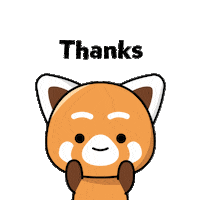 Happy Thanks Sticker by PlayDappTown