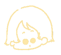 Misakikinako aya 黄色 黄色い みさききなこ Sticker