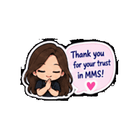 College Thank You Sticker by MMS