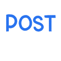 Post Lettering Sticker