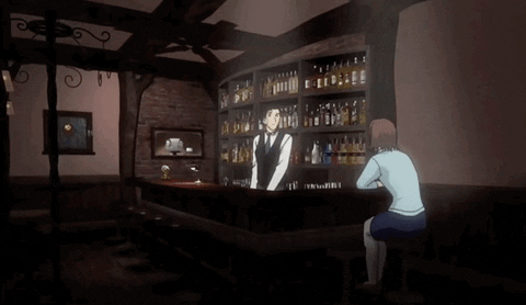 Drink Drinking GIF by All The Anime — Anime Limited