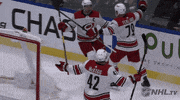 ice hockey hug GIF by NHL