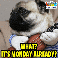 Bored Monday Morning GIF by Lucas and Friends by RV AppStudios