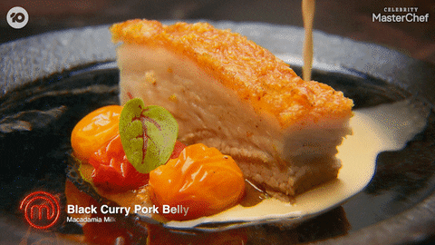 Pork Belly Cooking GIF by MasterChefAU