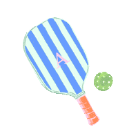 Pickleball Paddle Sticker by Anthropologie