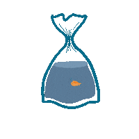 Gold Fish Sticker