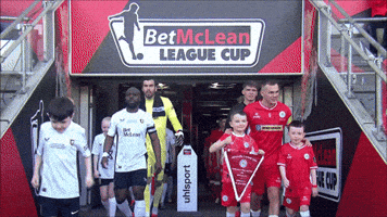 Walk Out Cup Final GIF by Cliftonville Football Club