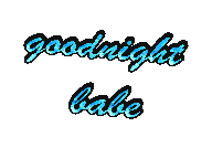 Goodnight Babe Sticker by Alissandra