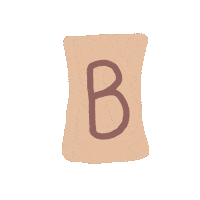 B Alphabet Sticker
