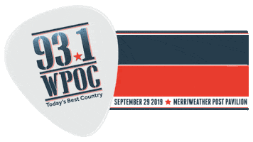 WPOC 931 sitc wpoc sunday in the country Sticker