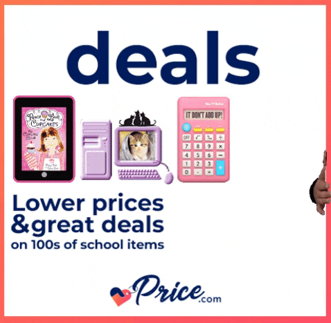 Back To School Pink GIF by price.com