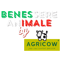 AGRICOW animals italy italia cow Sticker