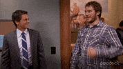 Excited Chris Pratt GIF by Parks and Recreation