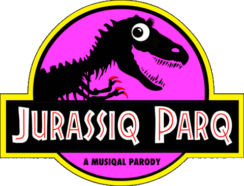 Jurassic Park Dinosaur Sticker by Oasis Arts Inc