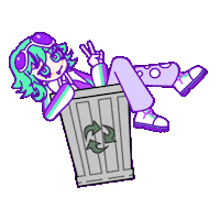 Animation Peace Sticker