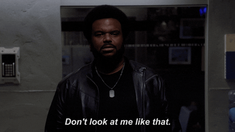 talk to yourself craig robinson GIF by Ghosted