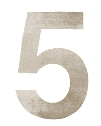 Countdown Number Sticker by Daniela Nachtigall