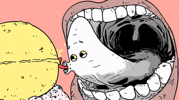 Tongue No GIF by Percolate Galactic