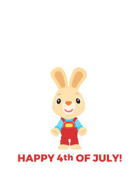 4Th Of July Love Sticker by BabyFirst