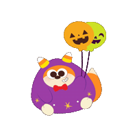 Halloween Dunny Sticker by Miniso Canada