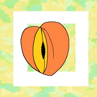 peach pit animation GIF