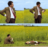 Mr Bean Waiting GIF
