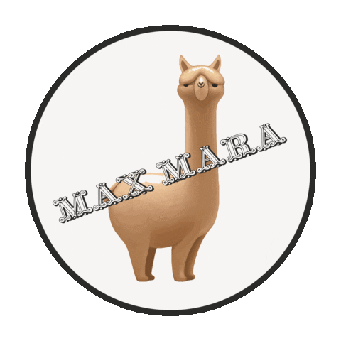 Llama Sticker by Max Mara
