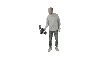 mjfilms fitness camera biceps operator Sticker