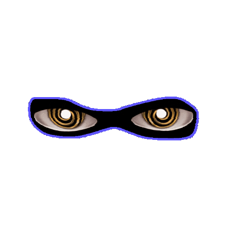 Eyes Shatter Sticker by Tasha Zima