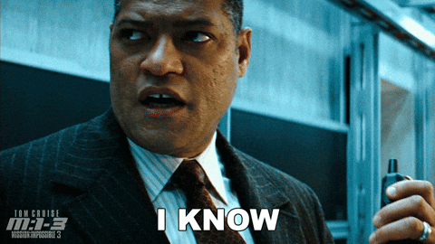 I Know Im Aware GIF by Mission: Impossible