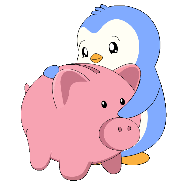 Money Save Sticker by Pudgy Penguins