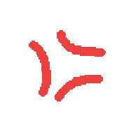 Angry Sticker by Ror Wilson