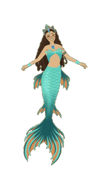 Siren Mermaid Kisses Sticker by Mermaid_Lux